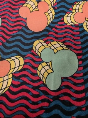 Lularoe NUEVO CON ETIQUETAS - DISNEY - OS - Mickey Mouse - Neón - Retro Foto 1 de 4