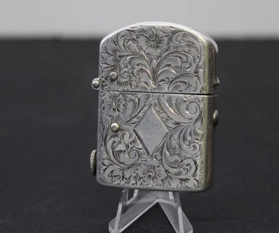 Encendedor automático NASSAU PAT.DEC.26.1906 antiguo astilla esterlina Foto 1 de 4