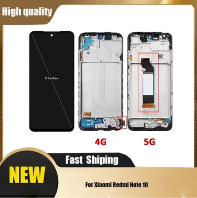 LCD Display Digitizer For Xiaomi Redmi Note 10 TFT Touch Screen Replacement FS - Image 1 of 4