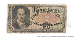 1875 Series 50C Fractional Currency Note Allison  - Picture 1 of 3