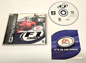 F1 2000 (Sony PlayStation 1) Juego Completo con Tarjeta Reg y Mini Catálogo - Probado - Imagen 1 de 4