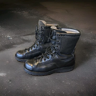 Botas de Combate DANNER ACADIA 21210 Cuero Negro Gore-Tex Para Hombre 8 D Foto 1 de 4