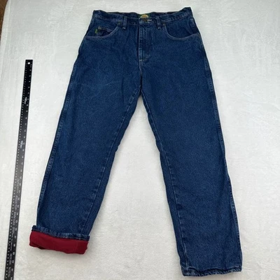 Jeans Cabela's forrados de lana para hombre 34x30 azul denim cuello áspero equipo para exteriores Foto 1 de 4