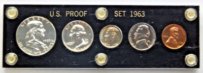 1963 1C-50C Proof Set in Capital Holder - Image 1 of 2