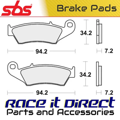 Pastillas de freno delanteras todoterreno carreras SBS para HONDA CRF 250 X 2005-2008 Foto 1 de 4