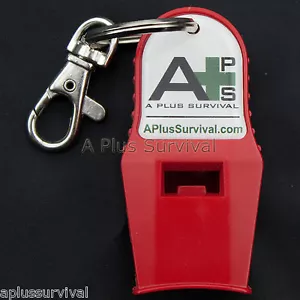 Rote Such- und Rettungspfeife zur Rettung von Leben! Survival Notfall Kits 120 db+ - Bild 1 von 2