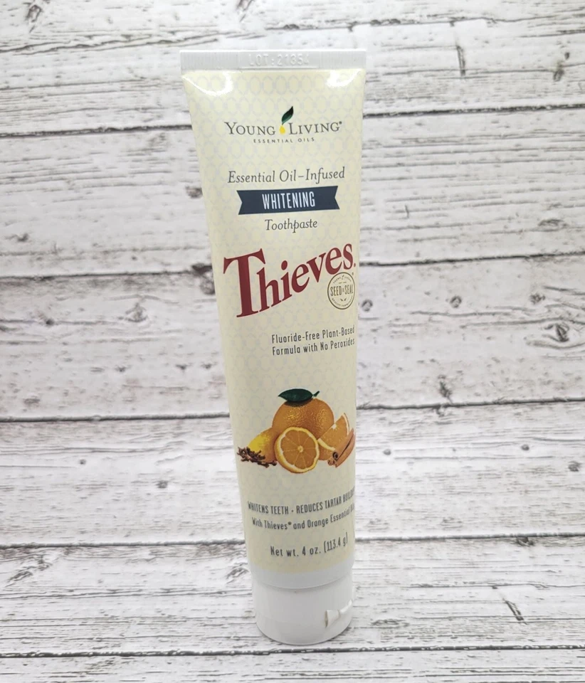Young Living Essential Oils Thieves Whitening Toothpaste 4 Oz Tube