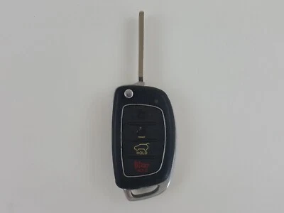 ORIGINAL HYUNDAI SANTA FE 13-16 OEM MANDO A DISTANCIA LLAVE ABATIBLE MENOS ENTRADA SUV CONJUNTO EE. UU. Foto 1 de 4