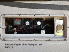 Doppellüfter Set Camping Kühlschränke inkl. Steuereinheit
