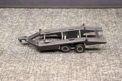 Remolque Tonka 1978 vintage negro doble eje llantas plateadas #812264 Foto 1 de 4