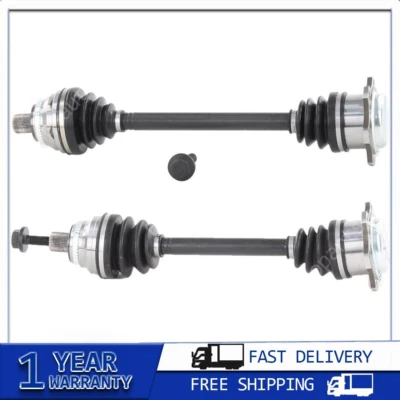 For 1992~1994 Audi 100 2x Front Left Right TrakMotive CV Axle Shaft CV joint — 第 1/4 张图片