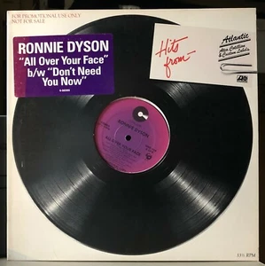 NM 1983 Ronnie Dyson “All Over Your Face” promo 12” - Picture 1 of 4