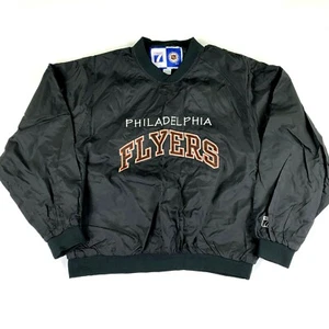 NEW NWOT VTG Philadelphia Flyers NHL Logo 7 Jacket Windbreaker Rare Pullover - Picture 1 of 7