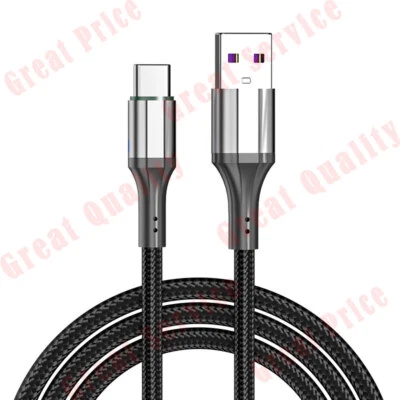 Cable cargador de teléfono de datos USB tipo C carga rápida de alta resistencia 2 m 1,5 m 1 m Foto 1 de 4