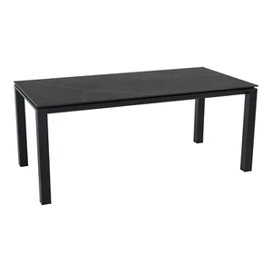 Gartentisch Tisch Esstisch Monte Carlo Pardo 180 cm schwarz Marmoroptik - Bild 1 von 4