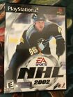 NHL 2002 ( Sony PlayStation 2) PS2 Complete W/ Manual - Tested