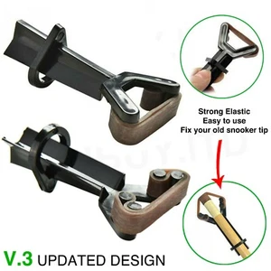 SNOOKER BILLARD POOLQUEUE TIP CLAMP REPARATURWERKZEUG QUEUEHALTER SNOOKERQUEUE CLAMP - Bild 1 von 6