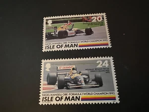 Isle of Man 1992 FORMULA 1 CHAMPION MANSELL SCOTT 529-530 MNH COMBINED SHIPPING - Picture 1 of 2