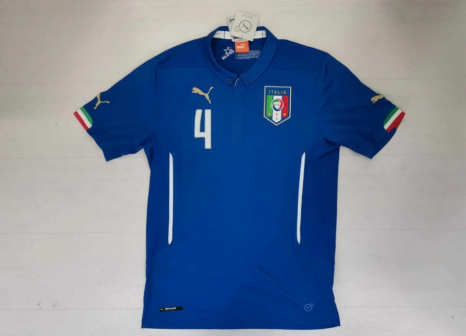 6080/8 PUMA Italia Camiseta Carrera 4 Darmian Fútbol Nacional Azul Euro Figc - Imagen 1 de 2