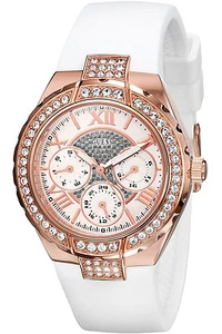 GUESS W0300L2,Women Casual,Multi-function,Silicone,Rose Gold-Tone Case & Bezel - Picture 1 of 2