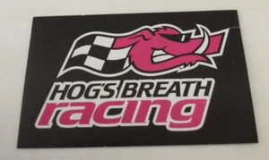 Hogs Breath Racing sticker 2000s unused small 4x6.5cm Rare V5334 - Picture 1 of 2