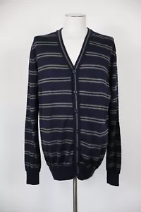 Guess Vintage Man Cardigan Sweater Casual Wool Size 2XL - Picture 1 of 8