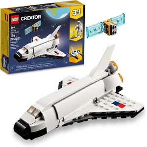 LEGO Creator 3 in 1 Space Shuttle Toys - Set Costruzioni Giocattoli Spaziali per Ragazzi e Ragazze - Foto 1 di 12