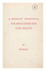 BOREAS A modest proposal for regulating the civil service 1959 First Edition Pap