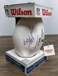 David Harris Autograph Signed Wilson NFL Football - Jets, Patriots, Michigan #52 - Picture 1 of 9