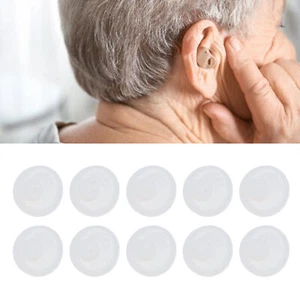 10PCS Hearing Aid Domes Closed Silicone Hearing Aid Ear Tips Detachable  - Picture 1 of 21