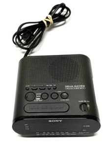 Sony Dream Machine Reloj Despertador Digital Radio AM FM Negro Modelo No. ICF-C218 - Imagen 1 de 12