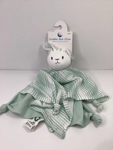 Under the Nile Organic Egyptian Cotton Bunny Rabbit Lovey Security Blanket - Picture 1 of 3