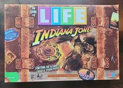 INDIANA JONES The GAME of LIFE Collector's Edition Board Game 2008 - Image 1 of 4