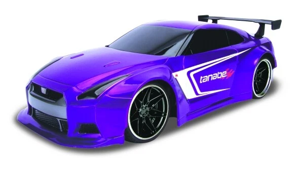 Dickie Toys RC Nissan GT-R violett 1:16 ferngesteuertes Auto - Bild 1 von 4