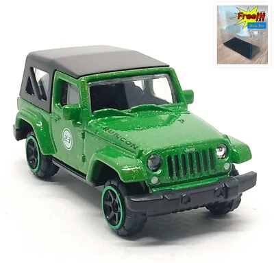 Majorette Jeep Wrangler Rubicon 2023 Metallic Dark Green 1:60 3" no Package - Image 1 of 4