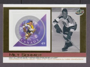 CANADA POST ALL-STAR MILT SCHMIDT #30 COMMEMORATIVE STAMP ISSUED 2004-01-24 - Picture 1 of 2