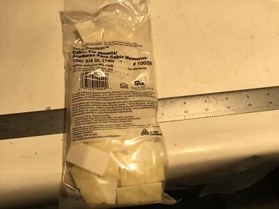 100 piezas Avery Dennison 3/4" soportes de amarre de cable 10029 nuevos (271) Foto 1 de 4