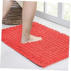 Bathroom Rug Non Slip Bath Mat (24x17 Inch) Water Absorbent 24"x17" Coral - Picture 1 of 7