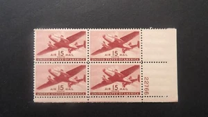 #C28 10c Plate Block #22766 LR MNH OG VF/XF Better # CV $30 "Incs New Mount" #2 - Picture 1 of 2
