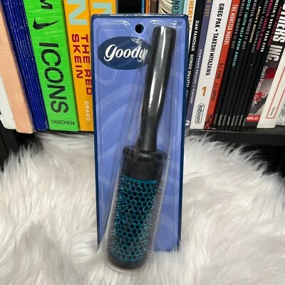 ESCOVA DE CABELO GOODY HOT CURLING VINTAGE AZUL 1999 GOODY - Imagem 1 de 4