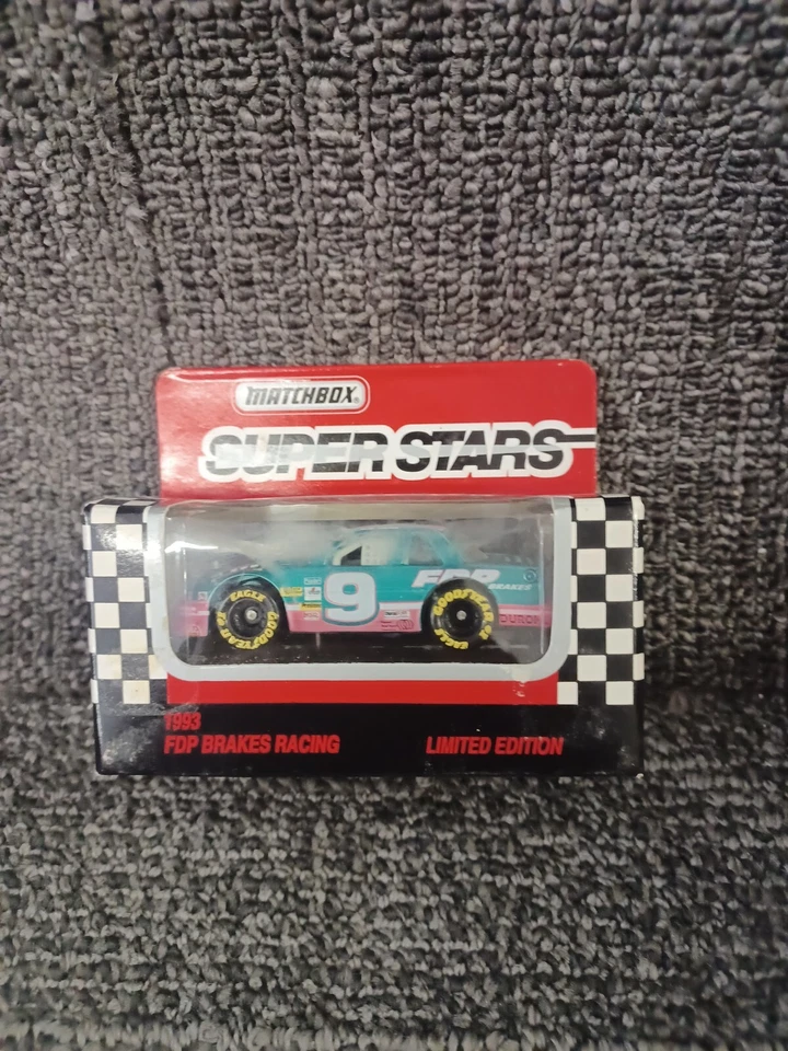 Coche diecast de carreras FDP Brakes #9 1993 escala 1:64 por Matchbox  Foto 1 de 1