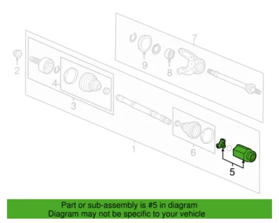 Honda 44310-TVC-305 CV Joint Kit for Accord Acura TLX New Genuine Foto 1 de 3