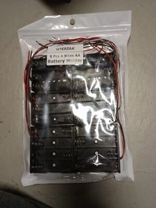Eight Pack Of AA Battery Holders Solderable - Picture 1 of 1