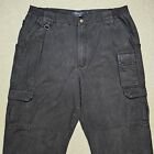 5.11 Tactical Series Pants Mens 36X34 Black Cargo Utility Pockets Double Knee