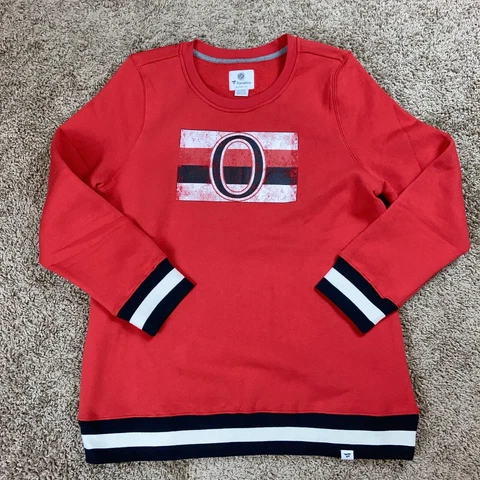 Ottawa Senators Womens XL Red Crew Neck Sweater New Cover