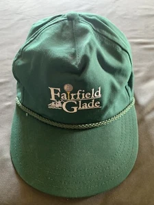 Town Talk Hat - Fairfield Glade Druid Hills Golf - Green/Vintage  - Picture 1 of 9