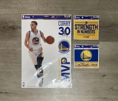 Steph Curry Decal 14-15 MVP Reusable Golden State Warriors Nba Champions - Image 1 of 4