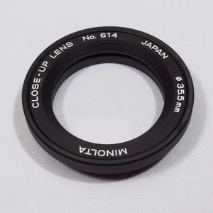 Lente de primer plano Minolta 35,5 mm No. Medidor de luz puntual 614 para F - Importación de Japón - Imagen 1 de 6