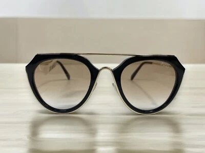 Gafas de sol Emilio Pucci EP0045 aviador negras marrones degradadas diseñador Italia vanguardistas Foto 1 de 4