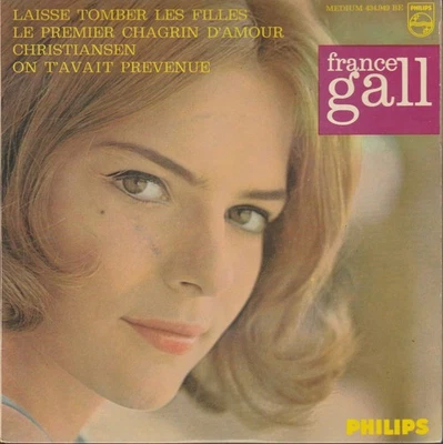 France GALL Laisse Tomber Les Filles French EP 7" 45 60s Beat Foto 1 de 4